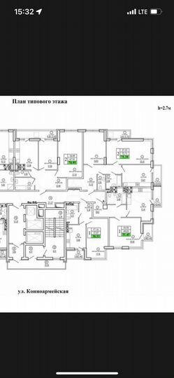 1-к. квартира, 39 м², 21/24 эт.
