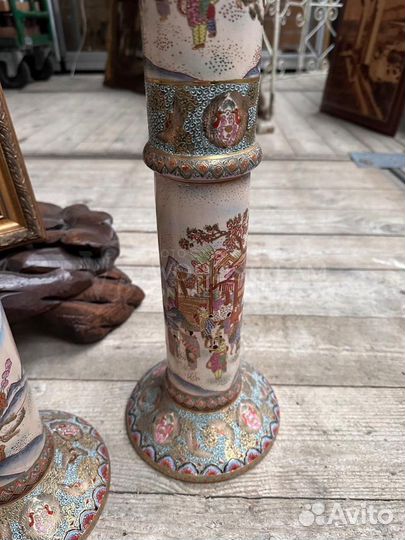 Постамент. Подставка.Колонна.Шинуазри.Антиквариат