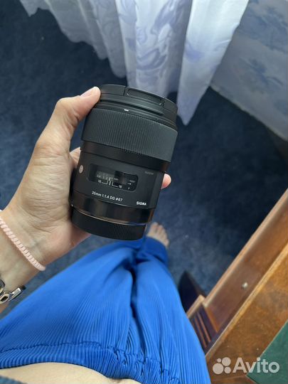 Объектив sigma 35mm F1.4 DG Art Canon ef новый