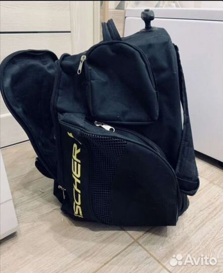 Хоккейный баул рюкзак на колесах fisher