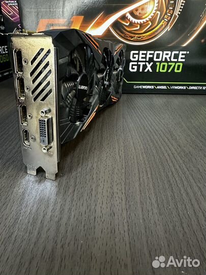 Игровая видеокарта Gigabyte GTX 1070 8GB G1 gaming