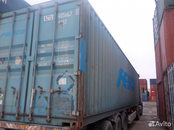 Контейнер 40 футов б/у bztu4059070