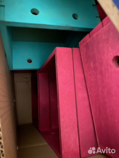 Корзинки Ящики деревянные фанерные для флористики