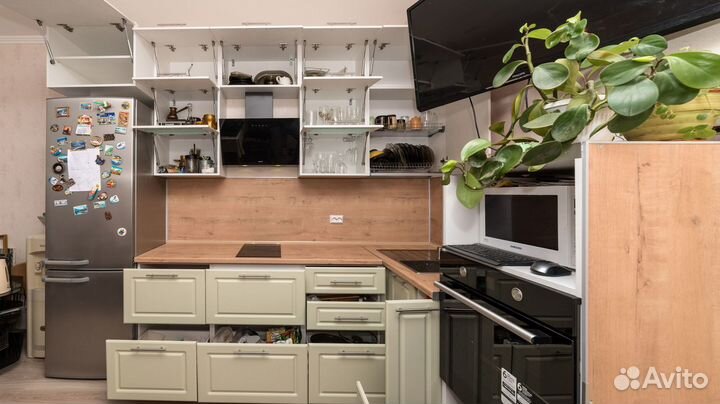 Кухонный гарнитур Леон угловая и прямая