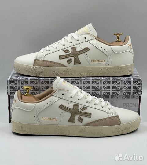 Кроссовки Premiata Beige White