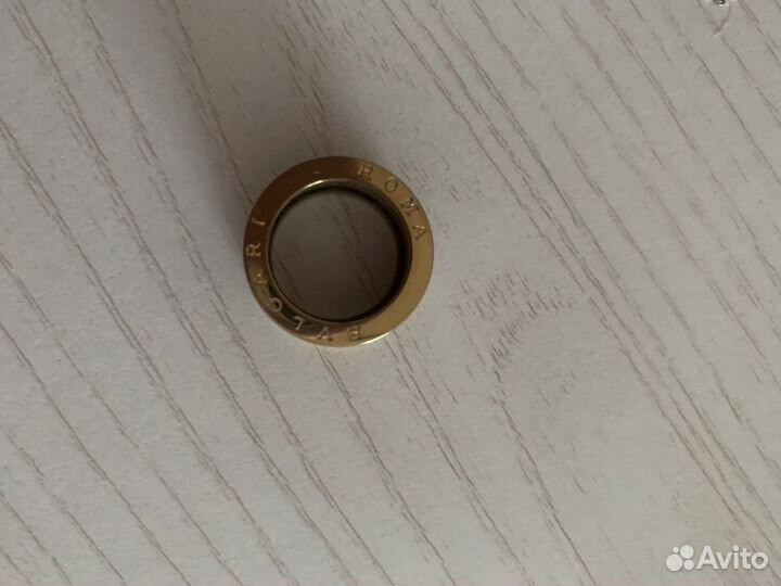 Кольцо позолоченное