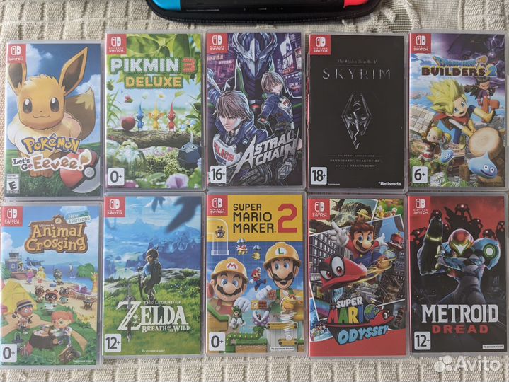 Nintendo Switch игры, приставка, pro controller
