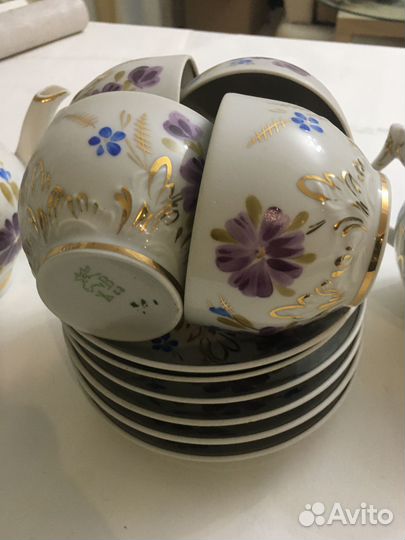 Чайный сервиз вербилки СССР