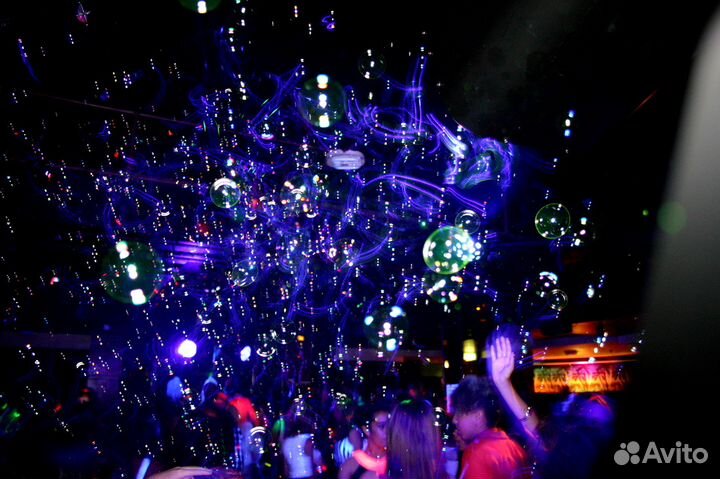 Двойной генератор мыльных пузырей 300 ватт