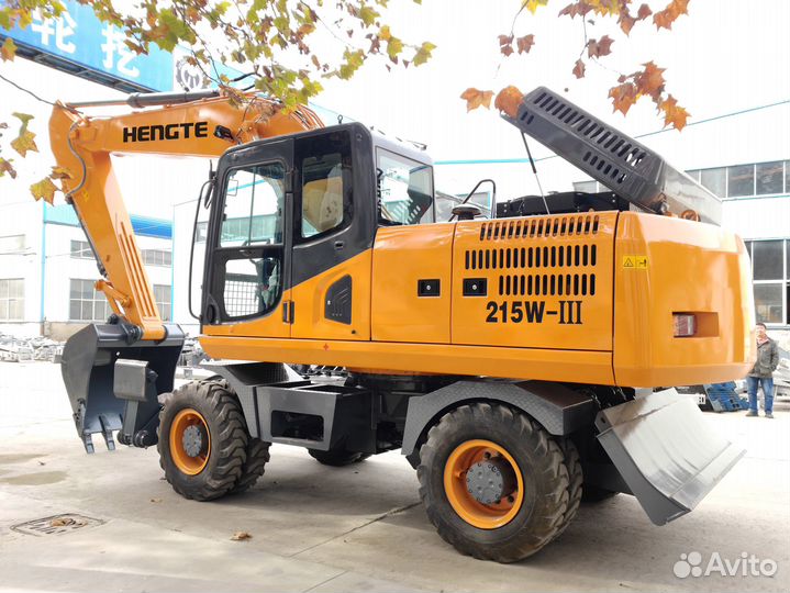 Колёсный экскаватор HENGTE HT215W, 2023