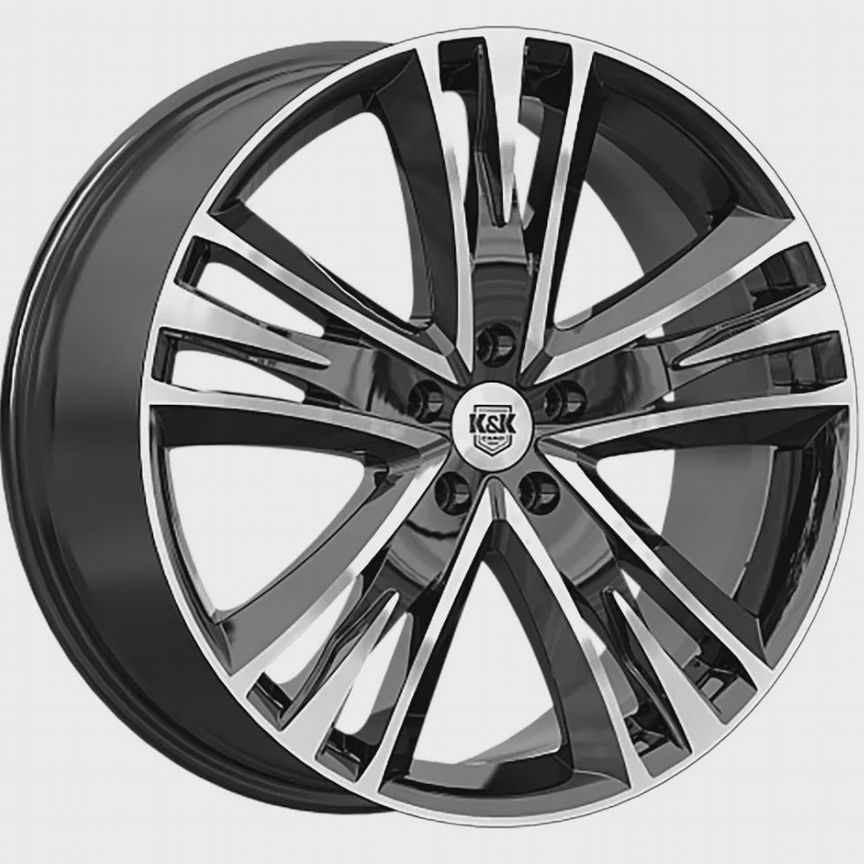Диски K&K Атлас 8.5x20 5x120 ET42 D67.1 Алмаз черный