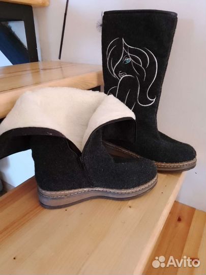 Сапожки войлочные