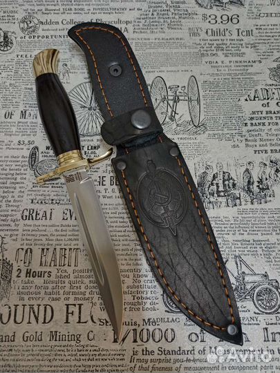 Нож финка нквд / сталь 95Х18 / граб