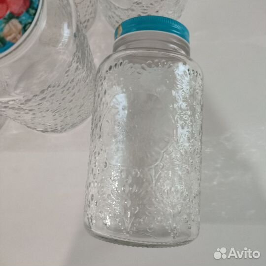 Банки для сыпучих продуктов стекло