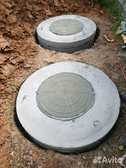 Септик под ключ из жби колец