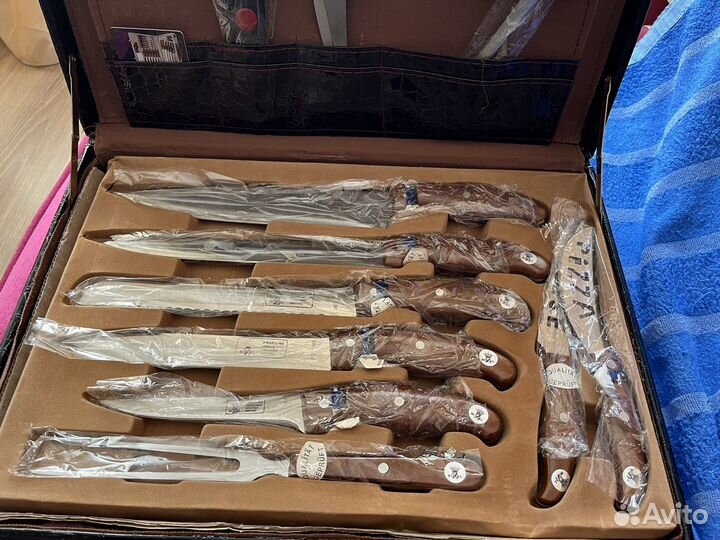 Проффесиональный набор ножей в чемодане RoyalZ