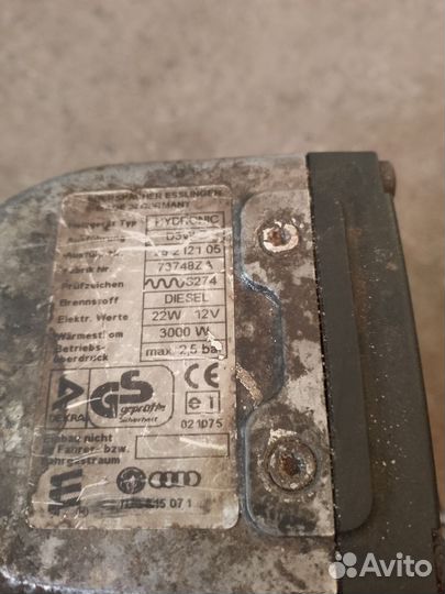 Eberspacher дизель 3 кв в рабочем состоянии