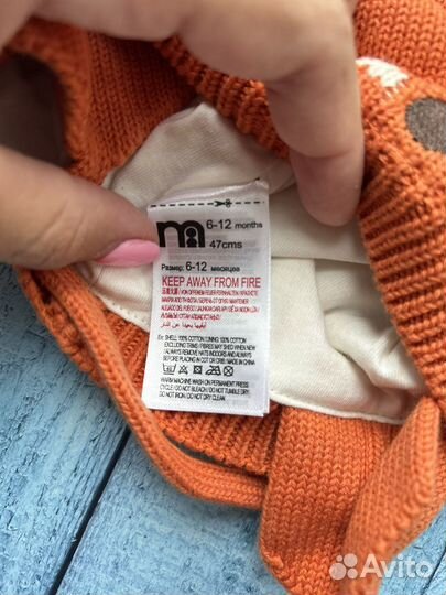 Шапка лисичка mothercare