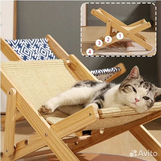 Гамак лежанка для кошек, собак /новый