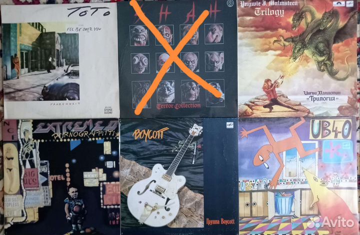 Виниловые пластинки рок зарубежный