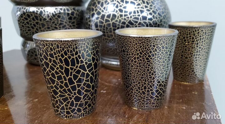 Коньячный набор стекло авторская работа