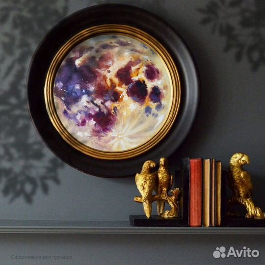 Картина маслом на холсте Луна