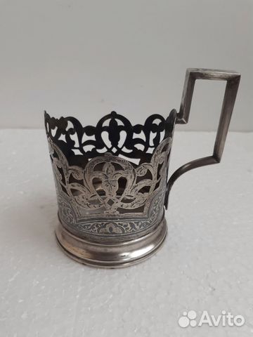Подстаканник Кубачи серебро 875 СССР