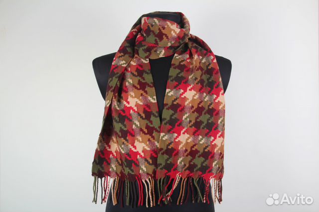 Rowlands шарф шерсть кашемир Made in Scotland