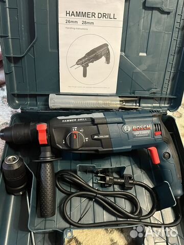 Перфоратор bosch 2 28 новый (2 патрона) + буры купить в Санкт ...