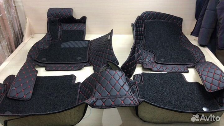 3D Коврики Geely Салон Багажник из Экокожи