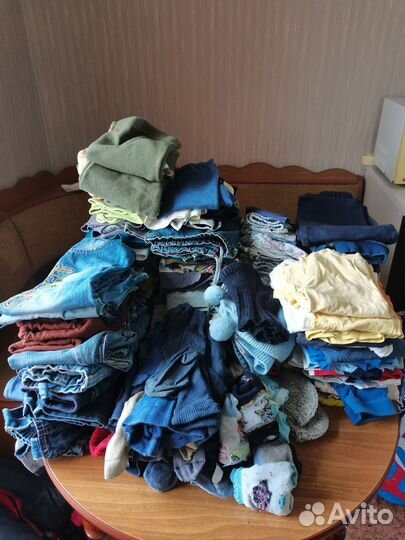 Детские вещи 3 больших пакета