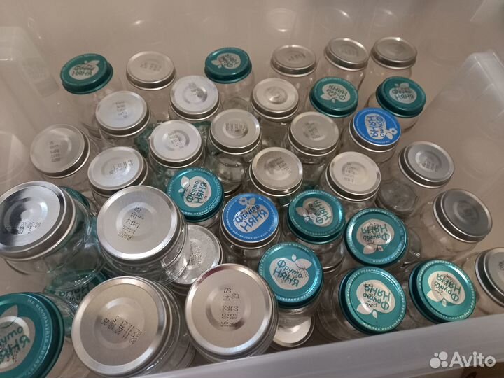 Банки стеклянные от детского питания