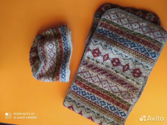 Шапка и шарфик для девочки