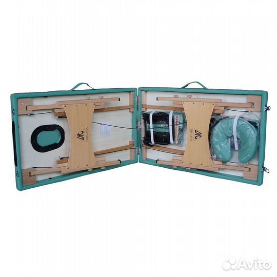 Массажный стол складной DFC nirvana Optima Green