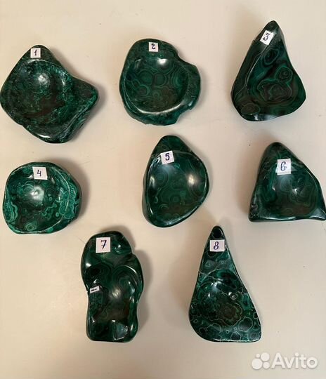 Малахитовые пепельницы