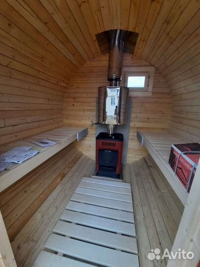 Баня бочка 2 метра