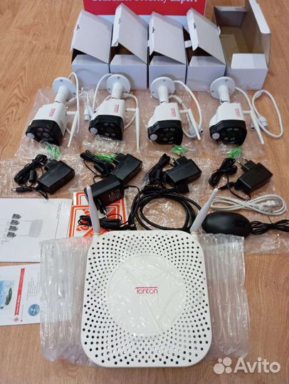 Готовый комплект видеонаблюдения Wifi + 1 Тб