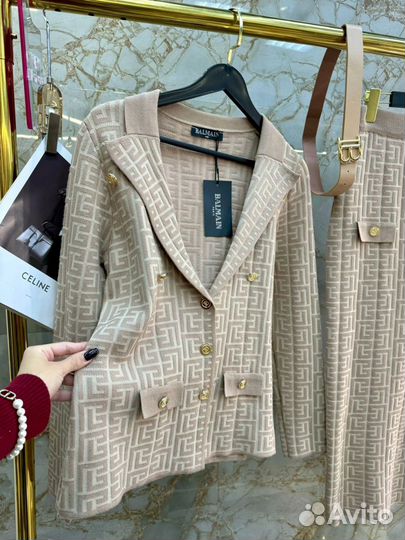Костюм с юбкой Balmain