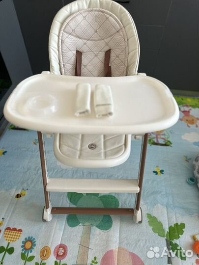 Детский стульчик для кормления happy baby