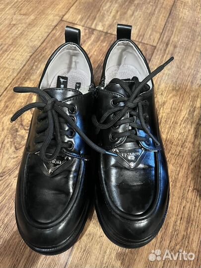 Полуботинки натуральная кожа