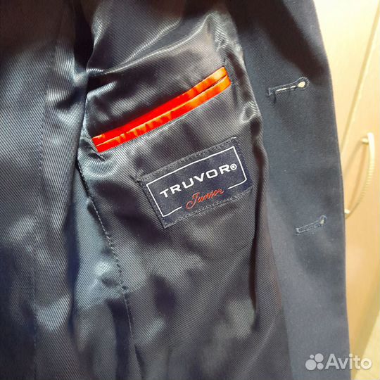 Пиджак Truvor темно-синий,размер 128
