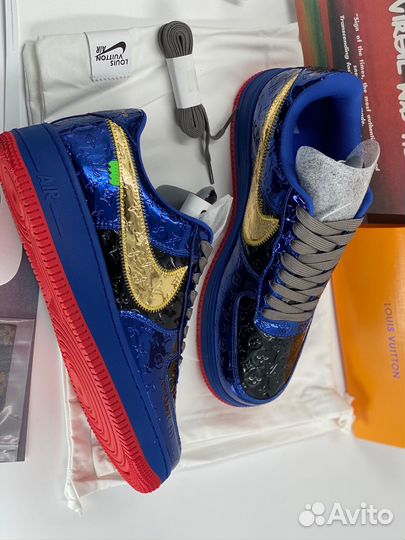 Nike AIR force 1 LOW X louis vuitton blue yellow