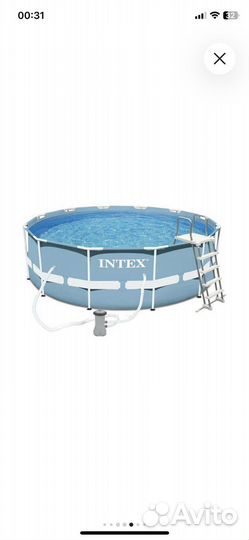 Каркасный бассейн intex 547ширина, высота 132