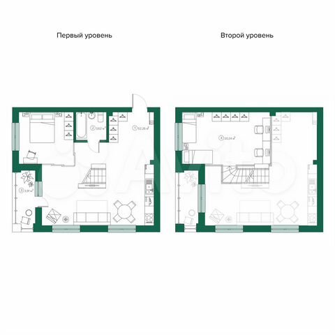 Квартира-студия, 78,1 м², 9/9 эт.