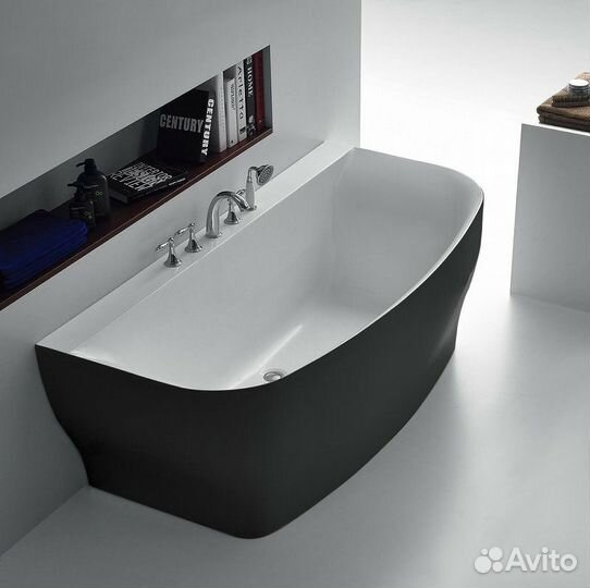 Акриловая ванна BelBagno 165x78 BB74-nero-W0 Черн