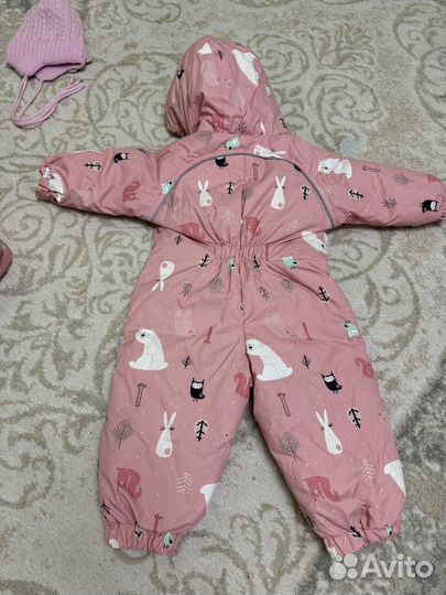 Зимний комбинезон crokid 74 80 пух