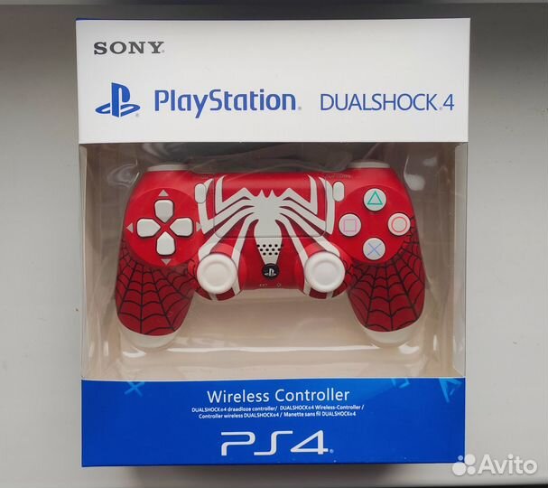 Джойстик для приставки sony ps4 Spiderman