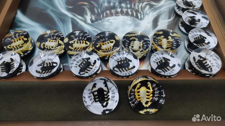 Нарды-фишки ручной работы