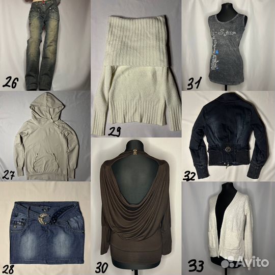 Лот винтажных вещей y2k