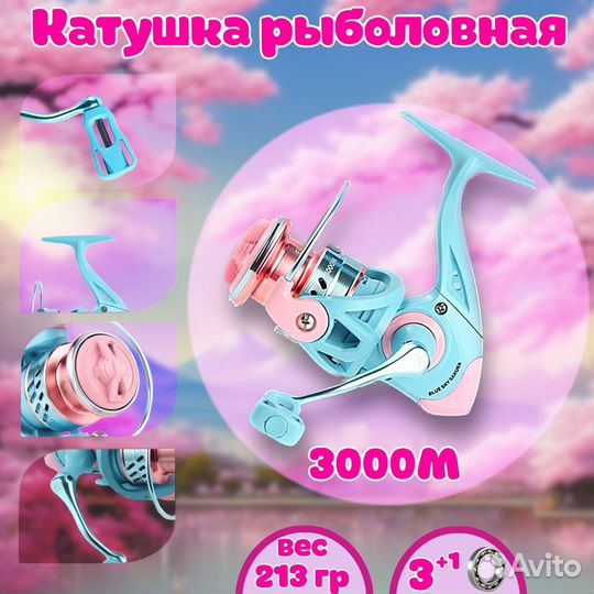 Катушка рыболовная для спиннинга, удочки